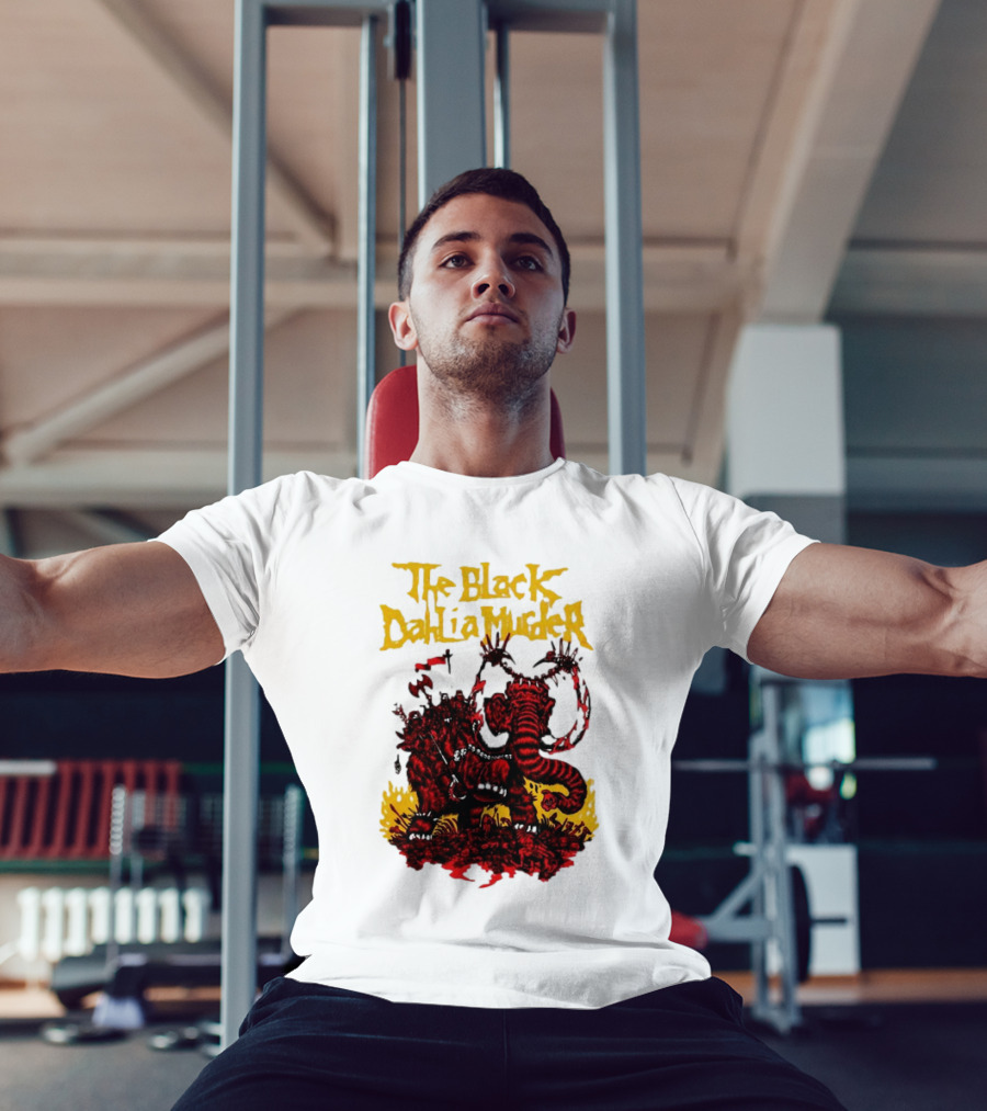 The Black Dahlia Murder Red Mammoth Battle Scene T-Shirt