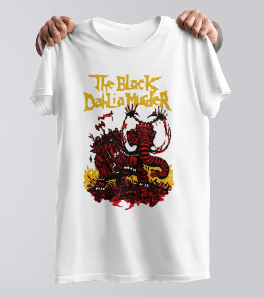 The Black Dahlia Murder Red Mammoth Battle Scene T-Shirt