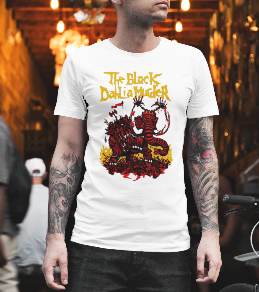 The Black Dahlia Murder Red Mammoth Battle Scene T-Shirt