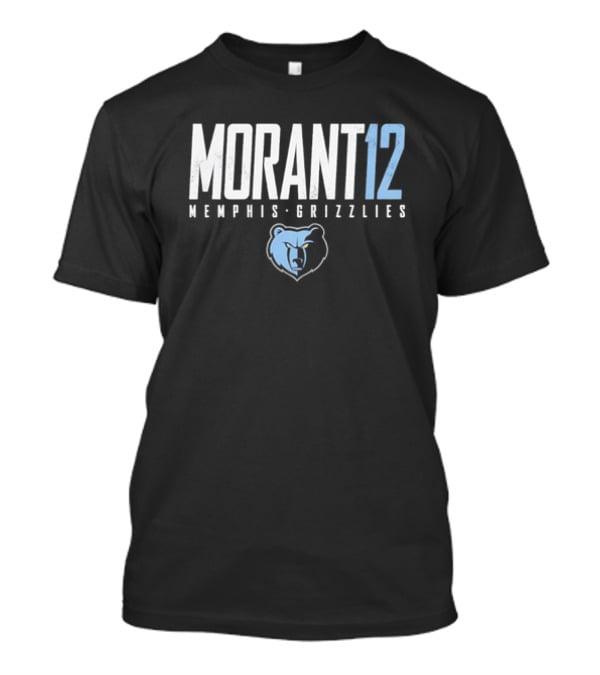 Morant 12 Memphis Grizzlies Bear T-Shirt