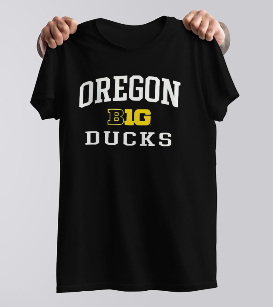 Oregon Ducks Big 10 Conference Bold Team Pride T-Shirt