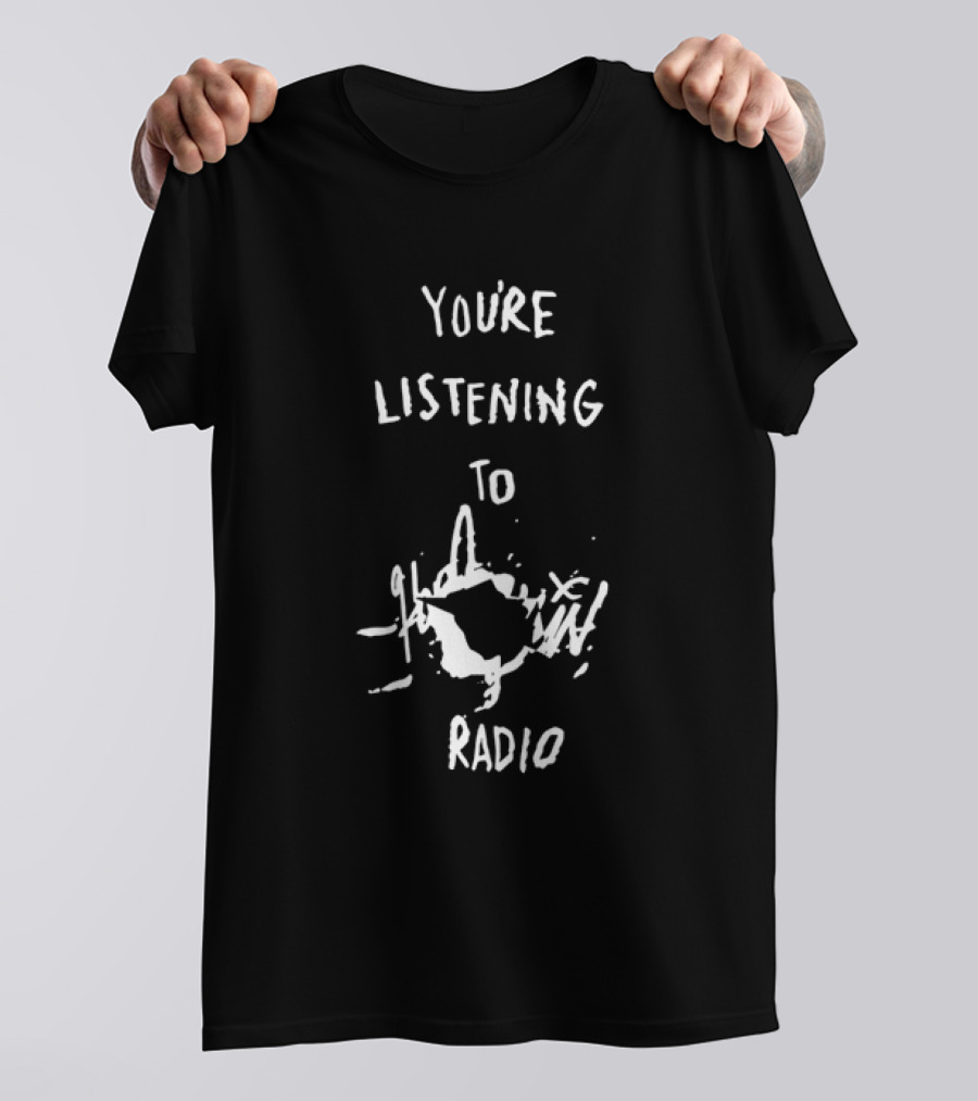 You’re Listening To Radio Static Distortion Subtle Grunge T-Shirt