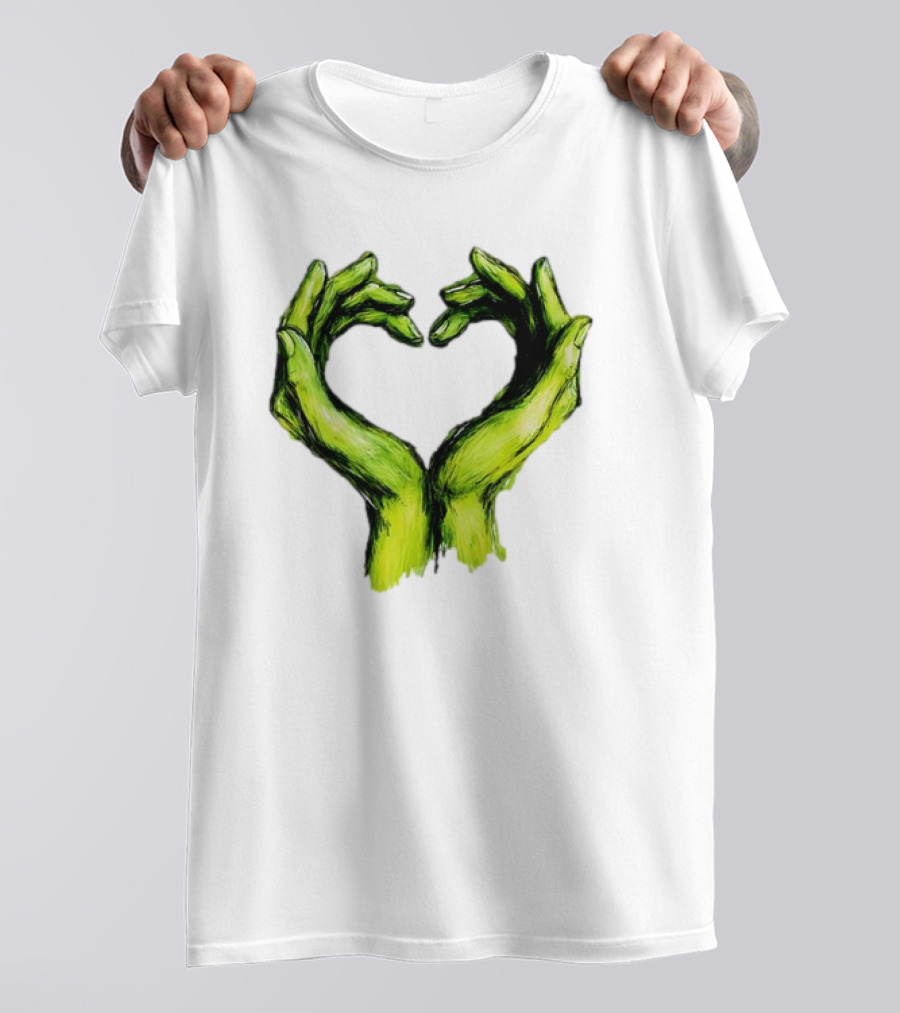 Green Hands Heart Love T-Shirt