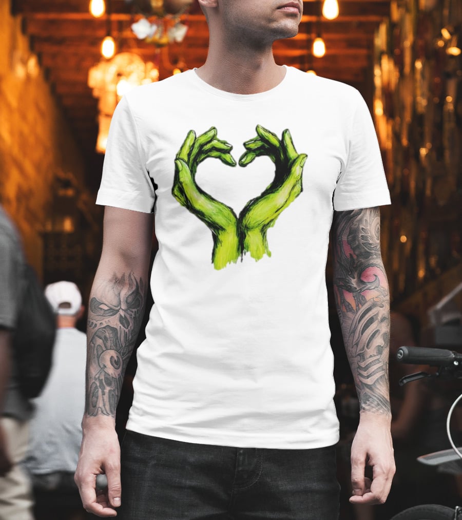 Green Hands Heart Love T-Shirt