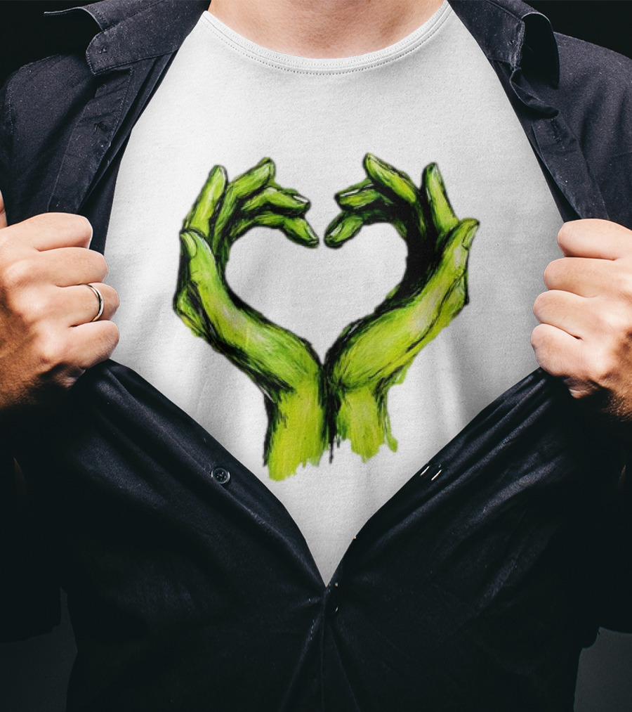Green Hands Heart Love T-Shirt