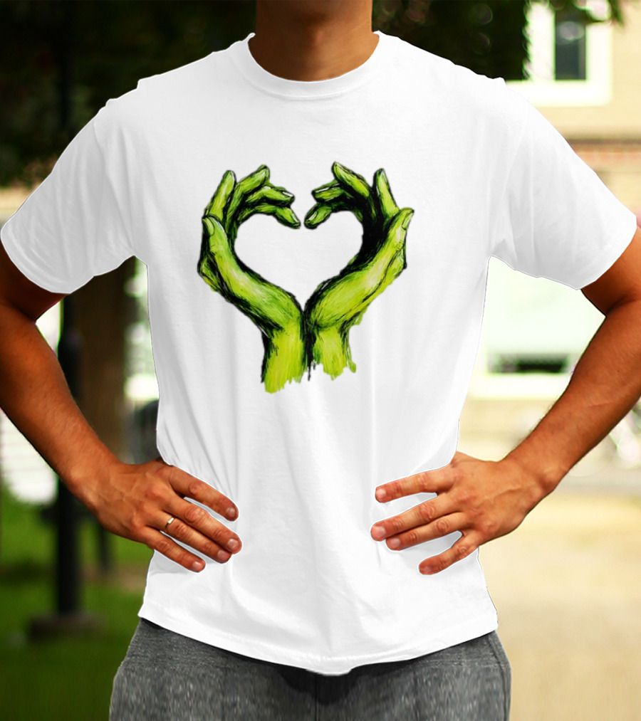 Green Hands Heart Love T-Shirt