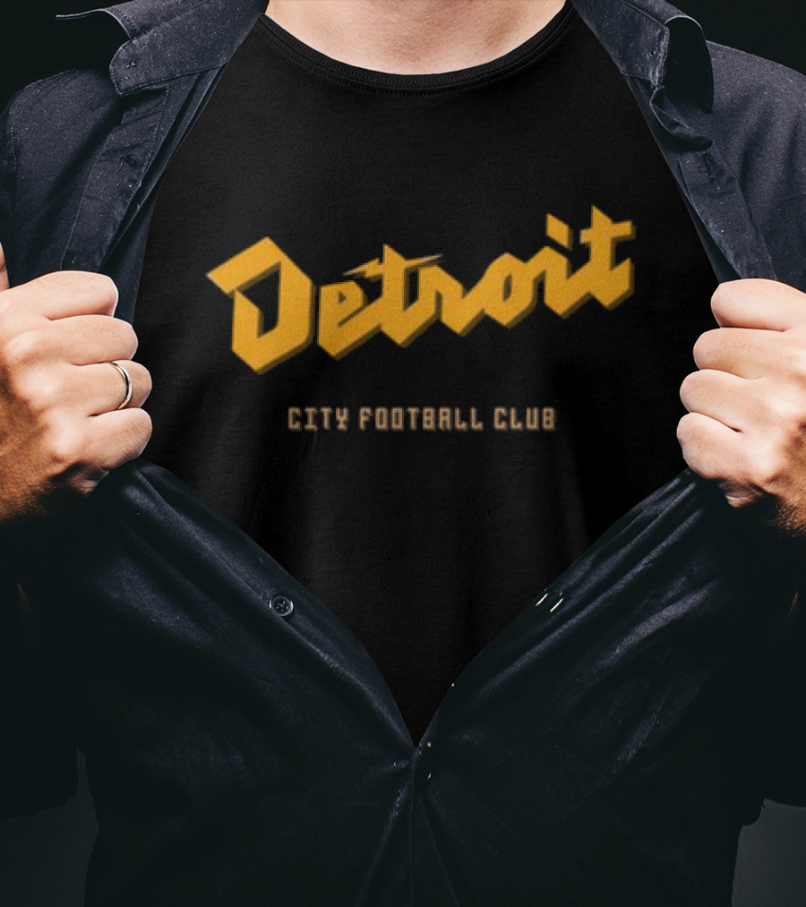 Detroit City Football Club Dan Campbell T-Shirt