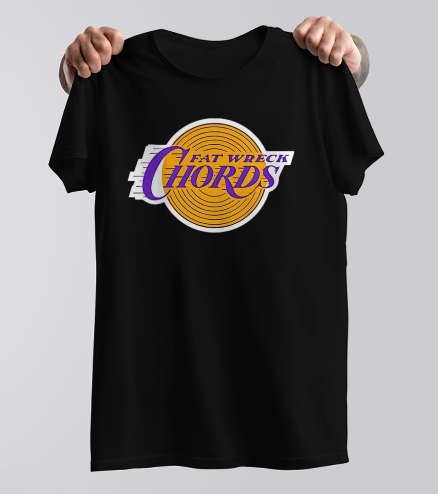 Los Angeles Lakers Fat Wreck Chords Logo San Pedro T-Shirt