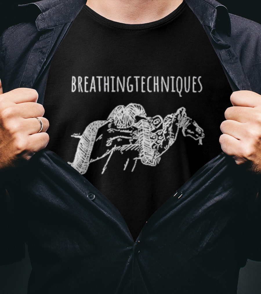Breathing Techniques Illustrated Snake Sketch Marcus Theatrics T-Shirt