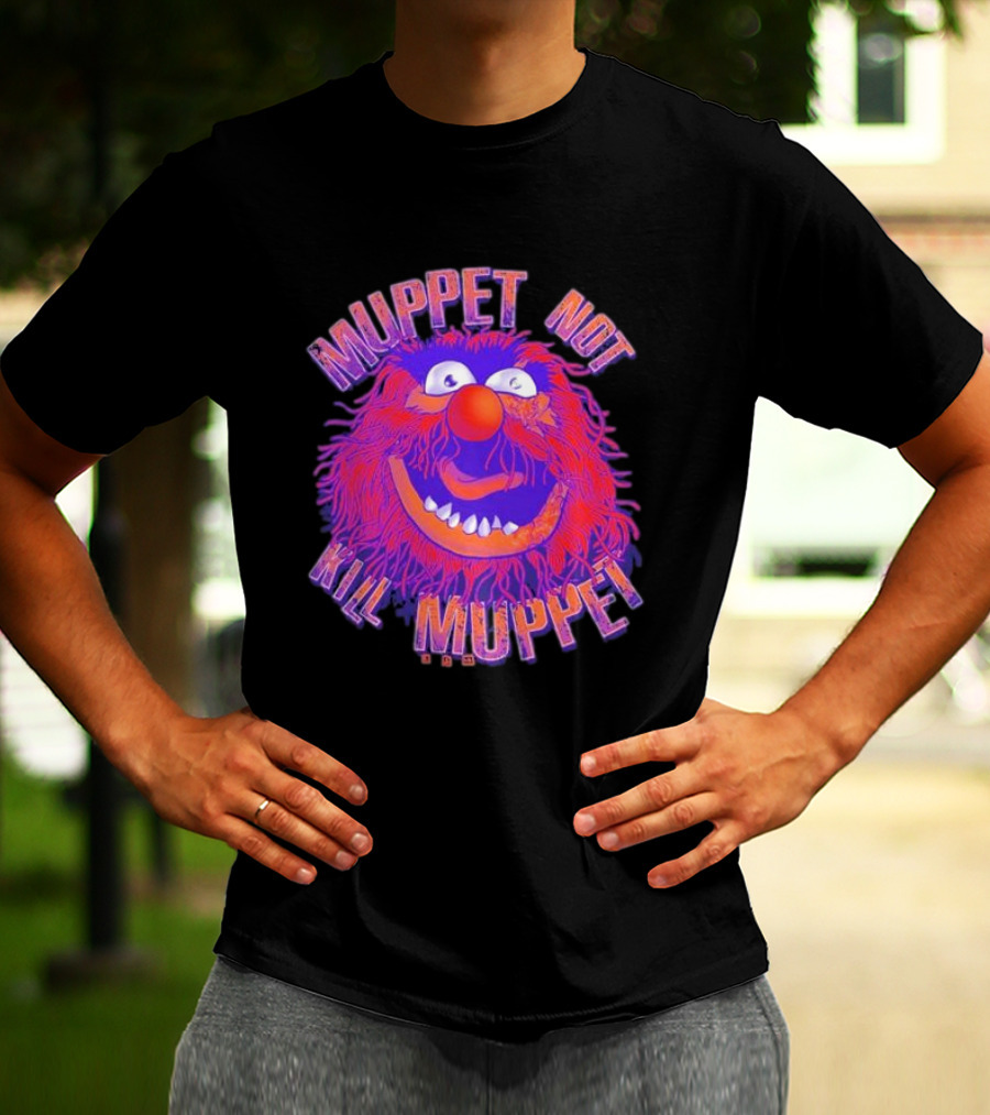 Muppet Not Kill Muppet Animal 1984 T-Shirt