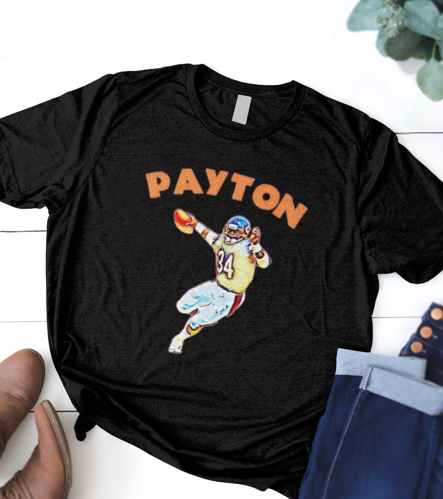 Payton 34 Chicago Football T-Shirt
