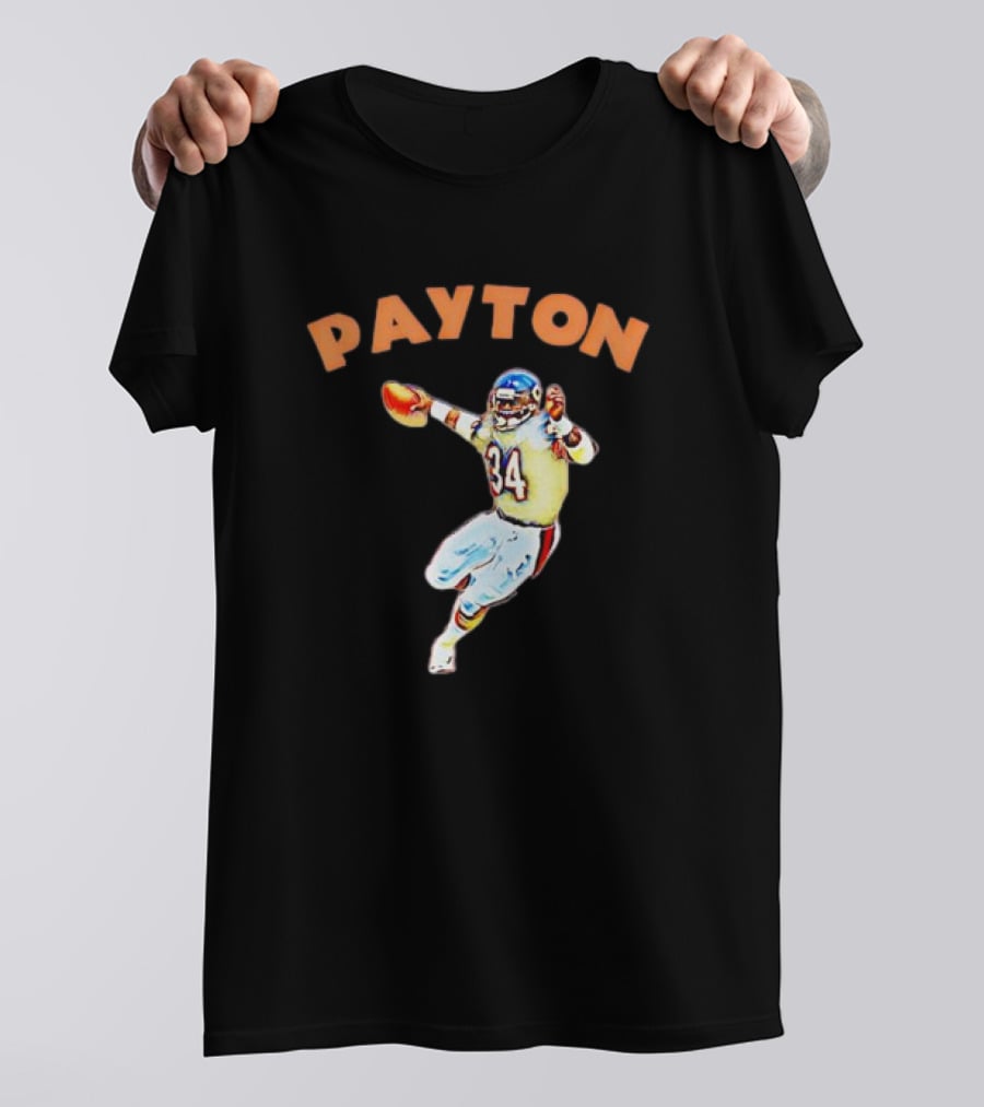 Payton 34 Chicago Football T-Shirt