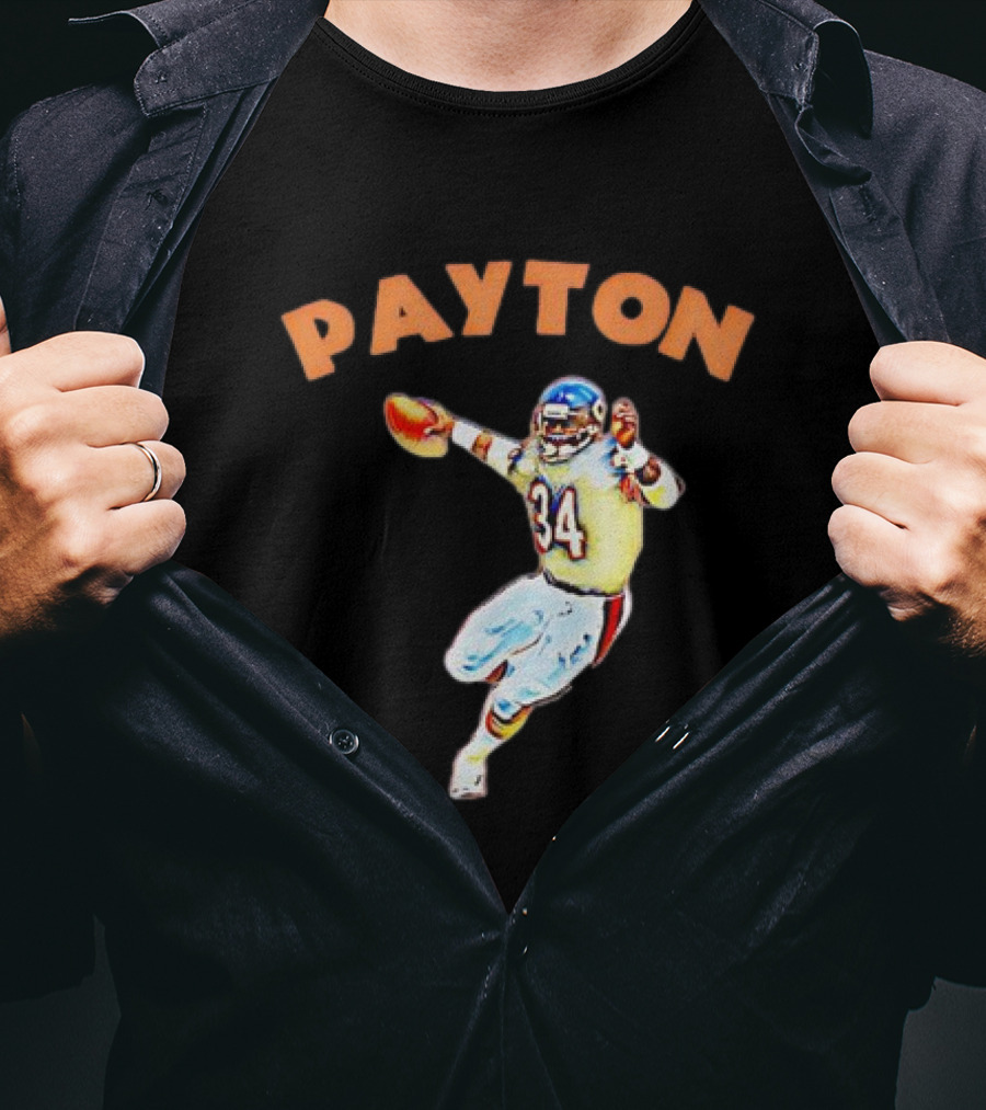 Payton 34 Chicago Football T-Shirt
