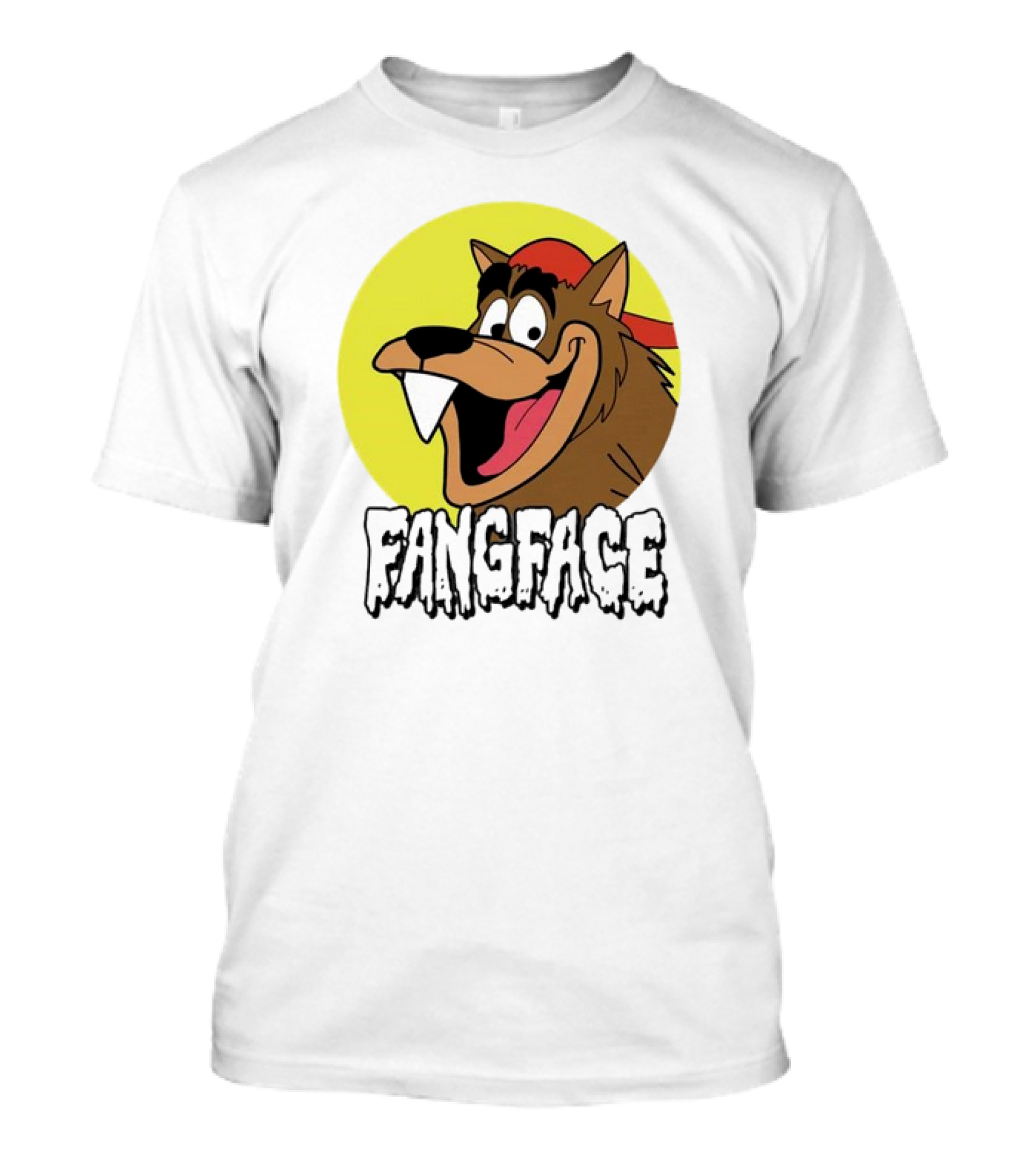 Fangface Cartoon Logo Meme T-Shirt