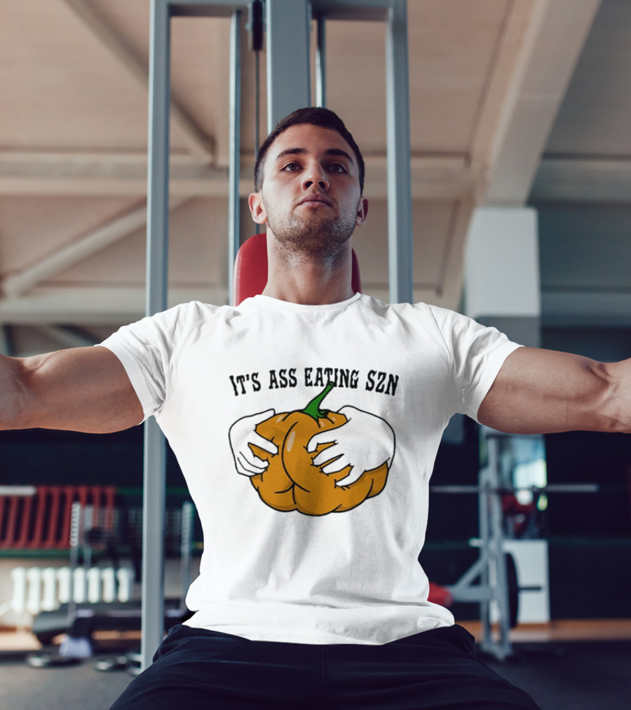 IT'S ASS EATING SZN Funny Autumn Pumpkin Hands T-Shirt