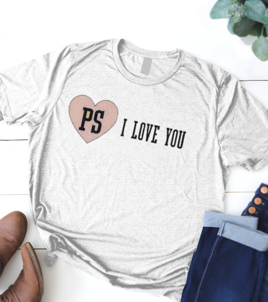 PS I Love You Heart Icon T-Shirt