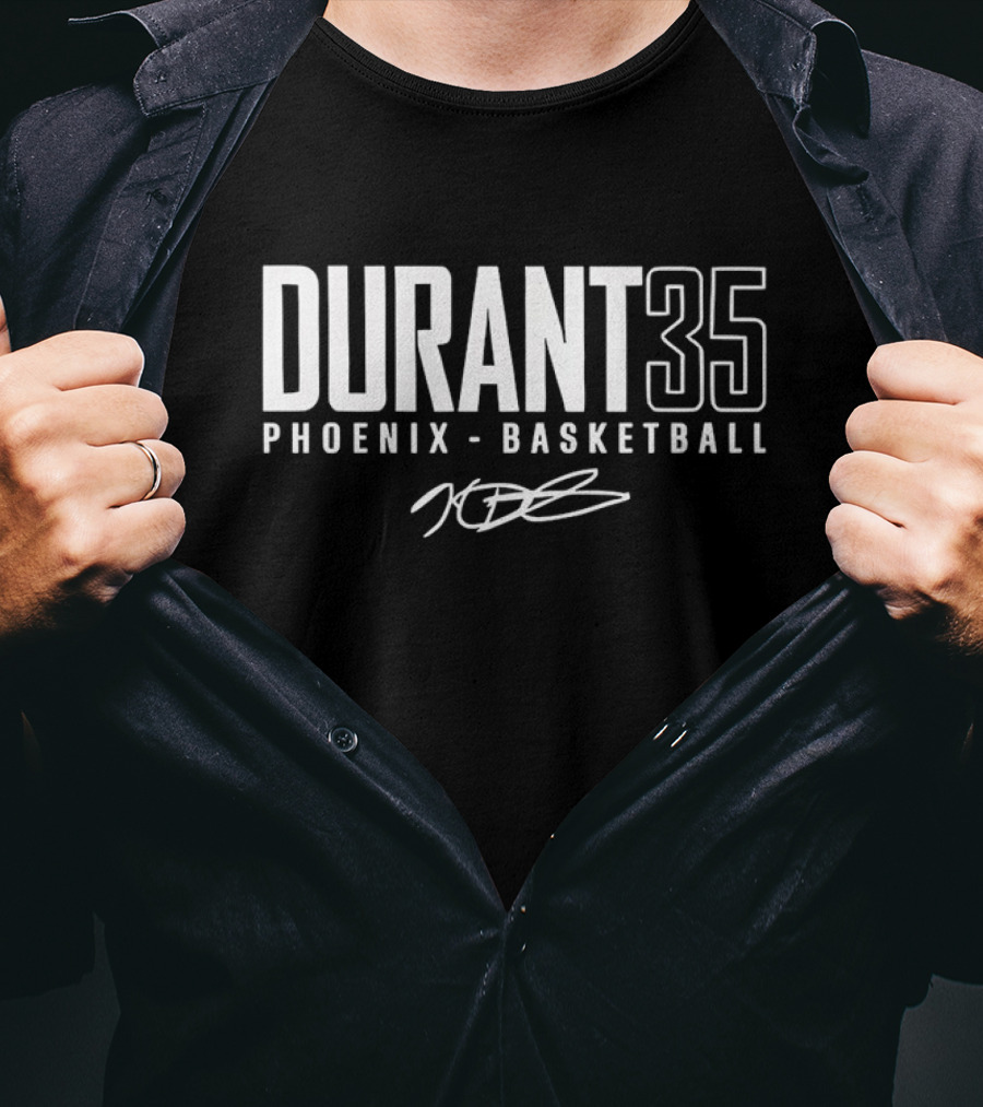 Kevin Durant 35 Phoenix Basketball KD Signature T-Shirt