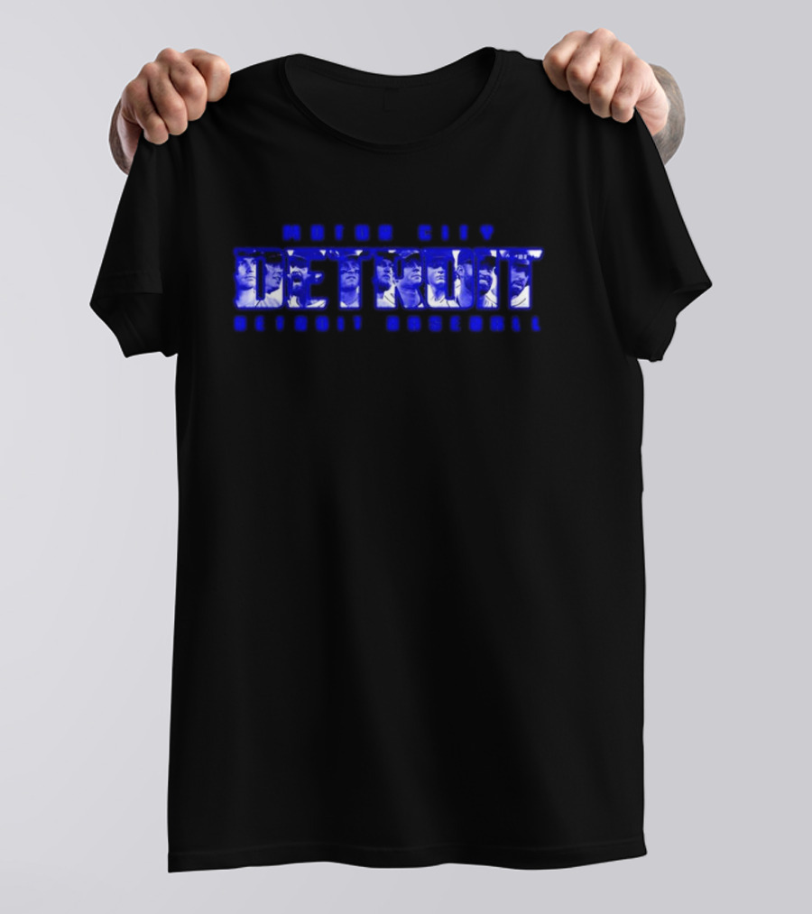 Motor City Detroit Baseball Detroit Tigers Players T-Shirt