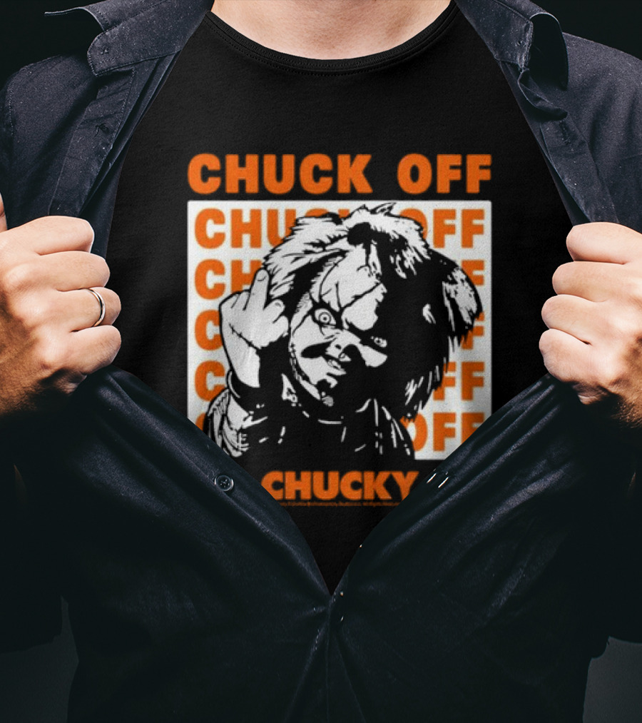 Chuck Off Chucky Horror Icon Society T-Shirt