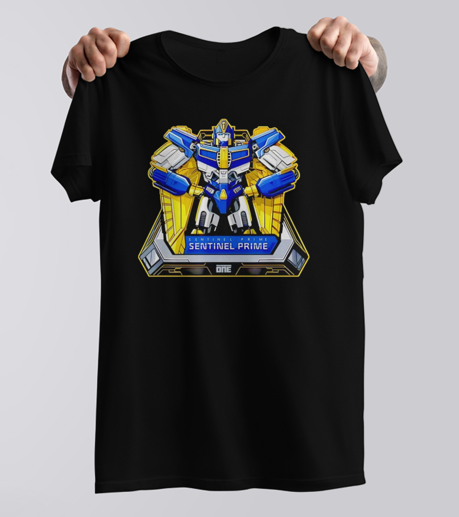 Sentinel Prime Transformers ONE Iconic Retro Big Chest T-Shirt