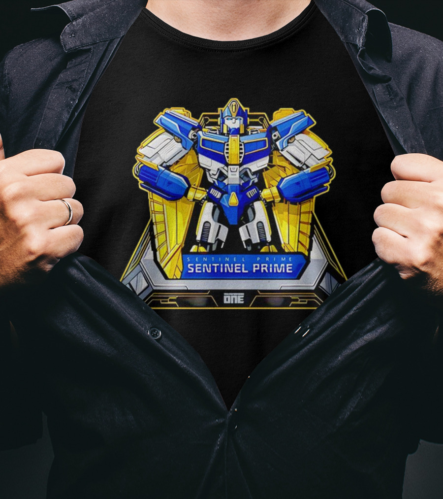 Sentinel Prime Transformers ONE Iconic Retro Big Chest T-Shirt