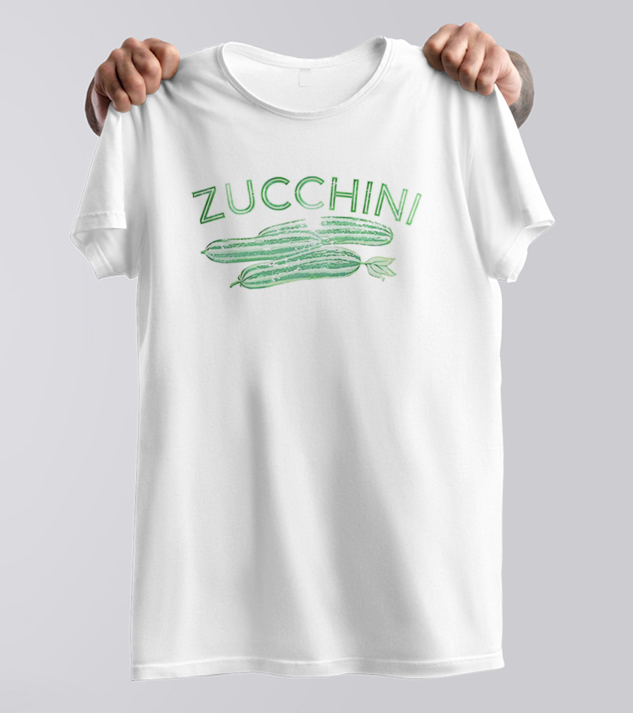 Pearl Charles Zucchini Trio Veggie Print T-Shirt