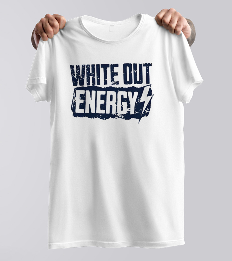 Tampa Bay Lightning White Out Energy Storm Power T-Shirt