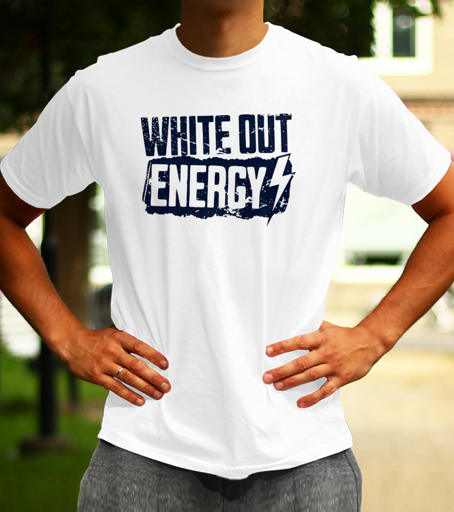 Tampa Bay Lightning White Out Energy Storm Power T-Shirt