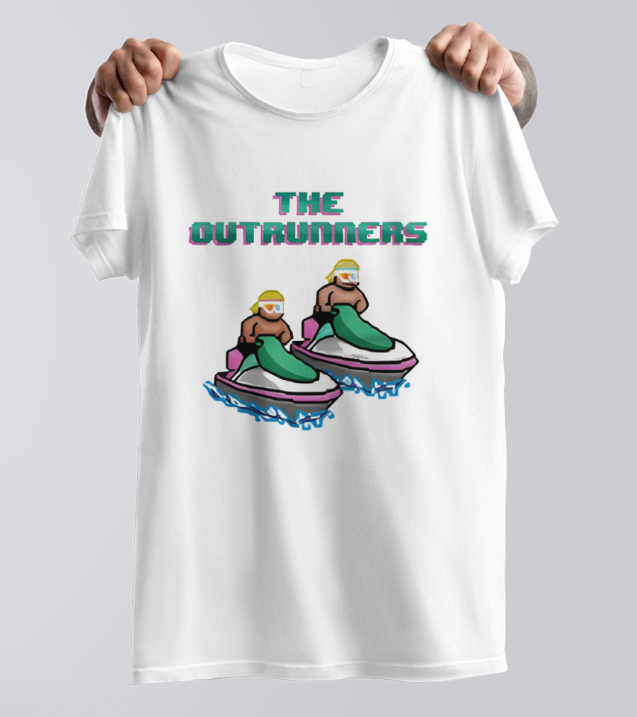 The Outrunners Retro Jet Ski Racing T-Shirt