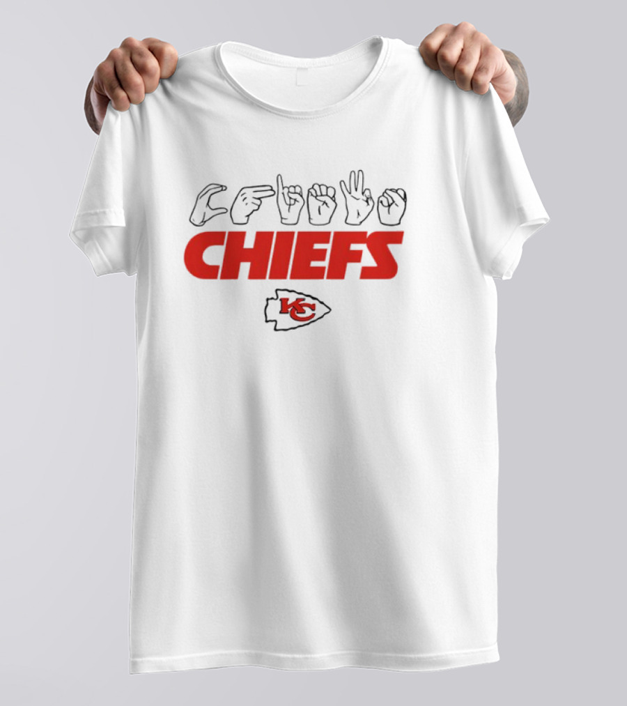 Chiefs Love Sign KC Arrowhead Football Chiefs T-Shirt