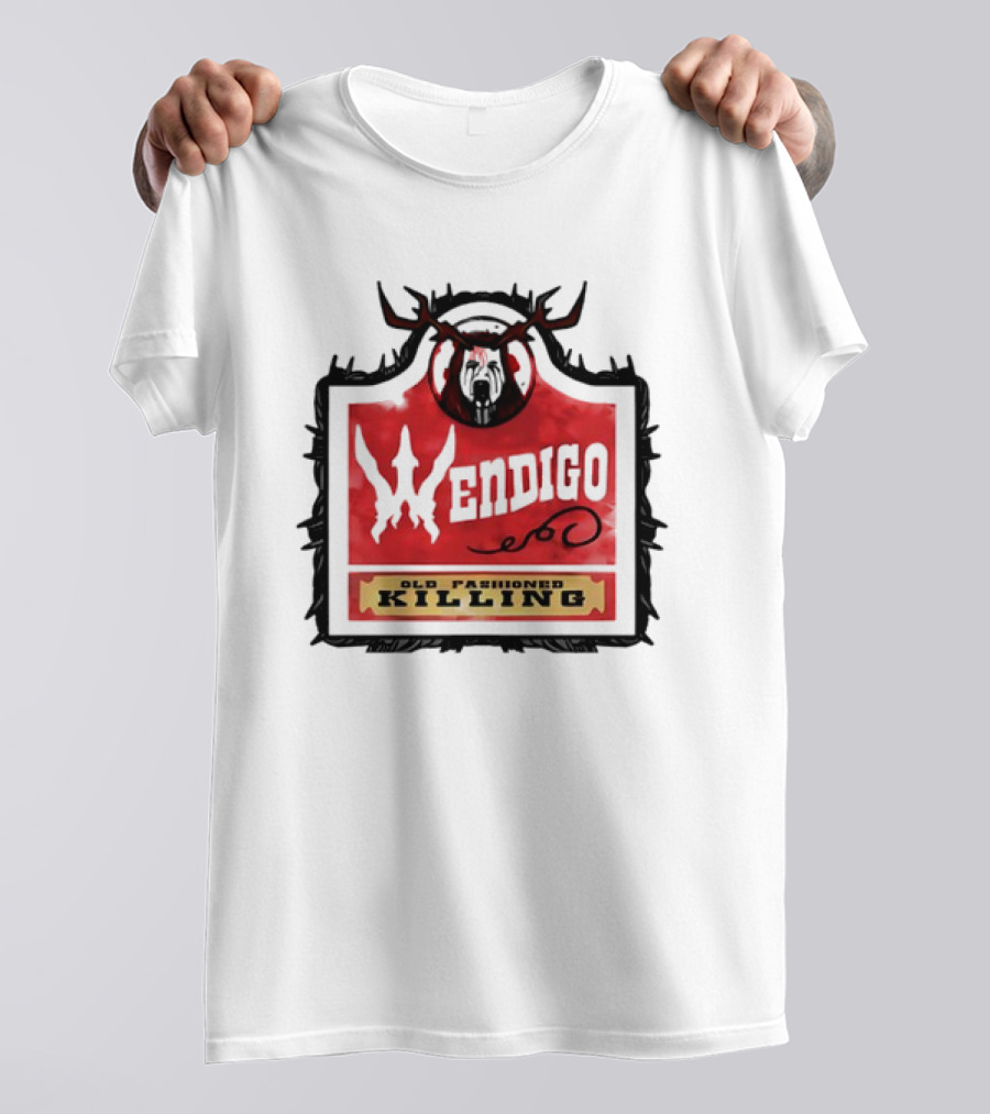 Mongrel Tees Wendigo Old Fashioned Killing Retro T-Shirt