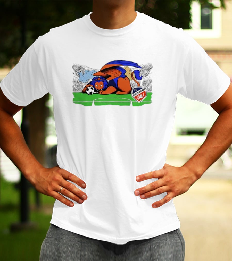 Next Gary The Lion Soccer FC Cincinnati T-Shirt