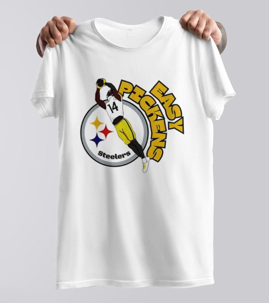 Easy Pickens Steelers Pittsburgh Football Dog Pet T-Shirt