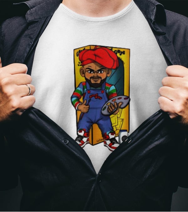 The Real McCoy JDX Cartoon Artist With Palette And Brush T-Shirt