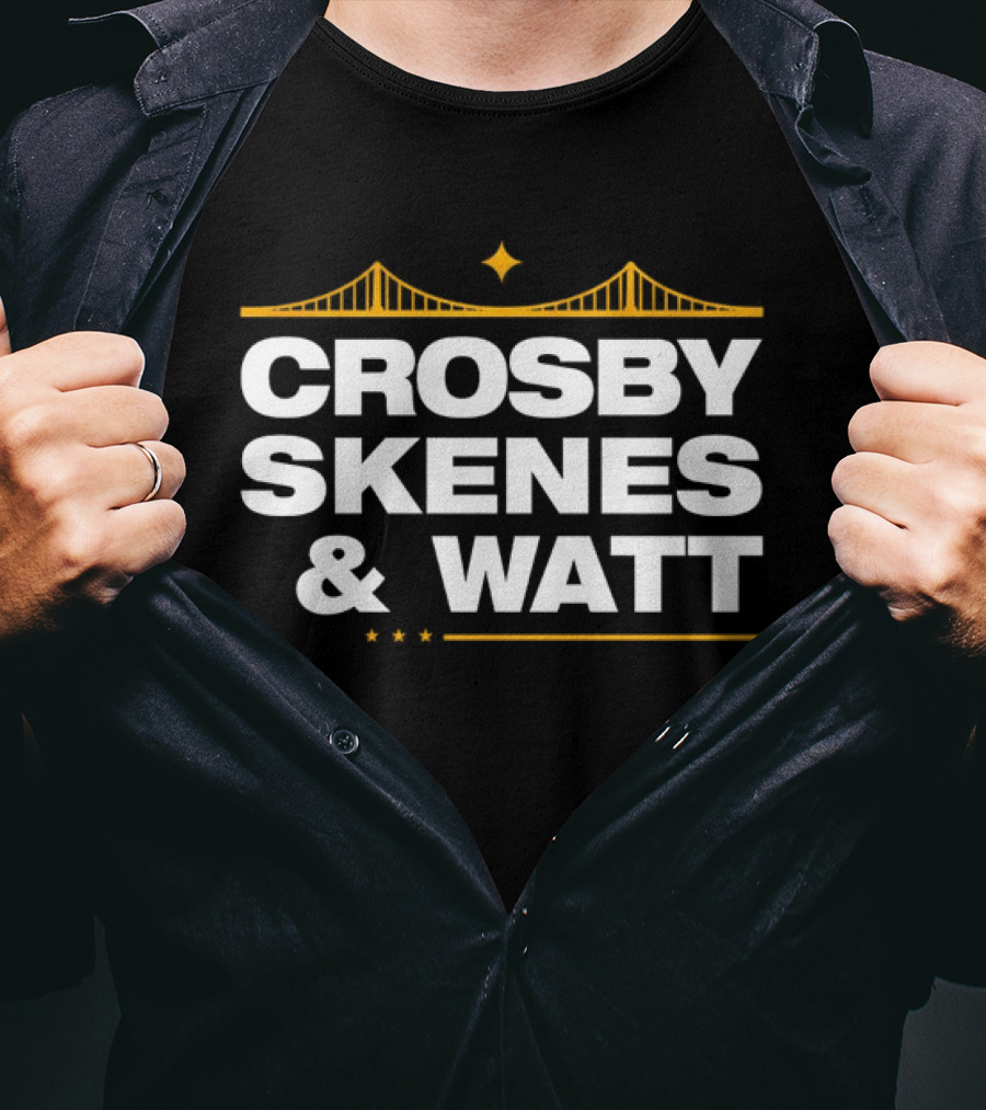 Crosby Skenes And Watt Bridge Stars T-Shirt