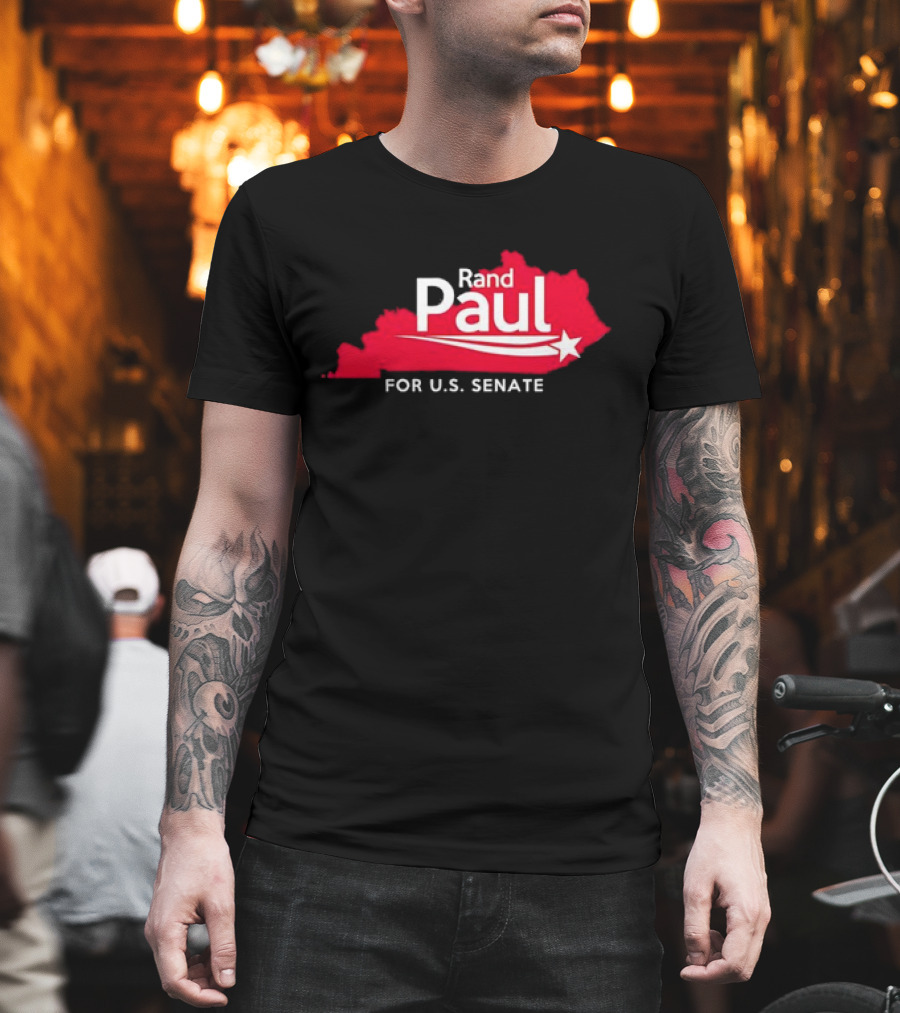 Rand Paul For U.S. Senate Kentucky Map Campaign T-Shirt