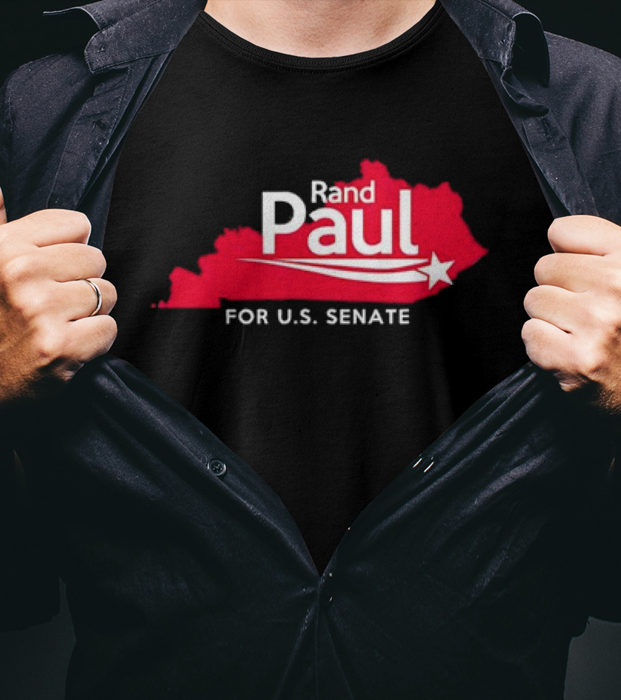 Rand Paul For U.S. Senate Kentucky Map Campaign T-Shirt