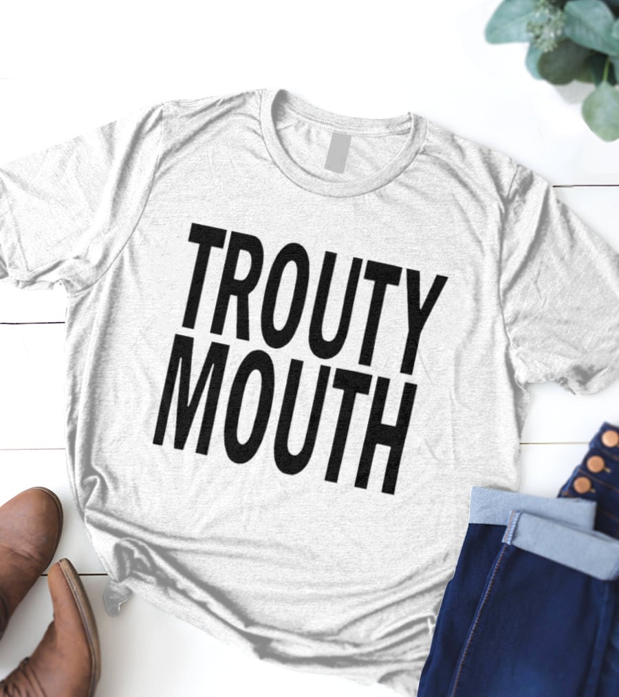 Sam Evans Glee Trouty Mouth Fan Favorite Phrase T-Shirt