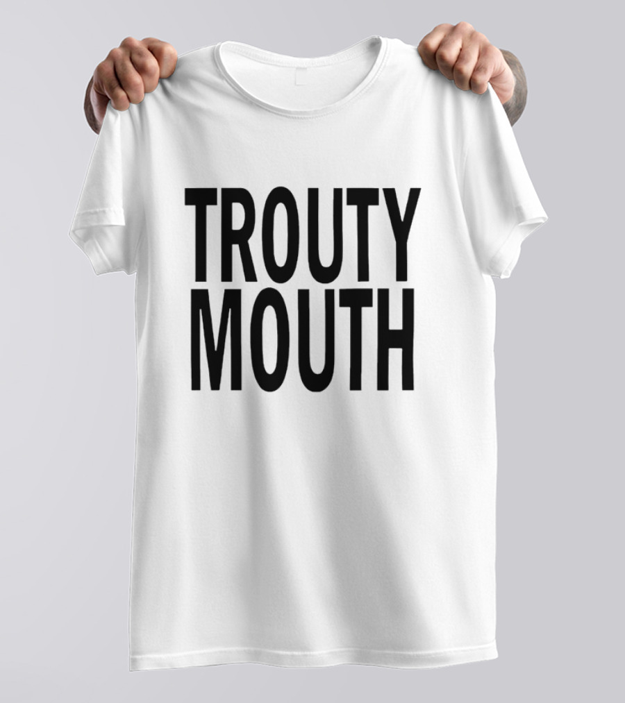 Sam Evans Glee Trouty Mouth Fan Favorite Phrase T-Shirt