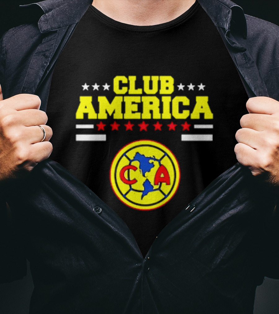 Club America Stars And Stripes Exclusive Collection CA T-Shirt