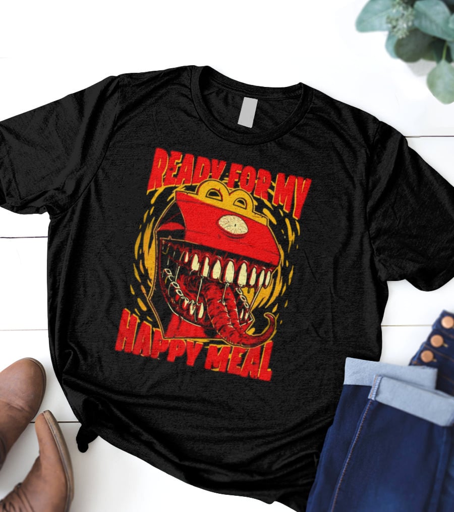 Ready For My Happy Meal Mimic Dungeons And Dragons T-Shirt