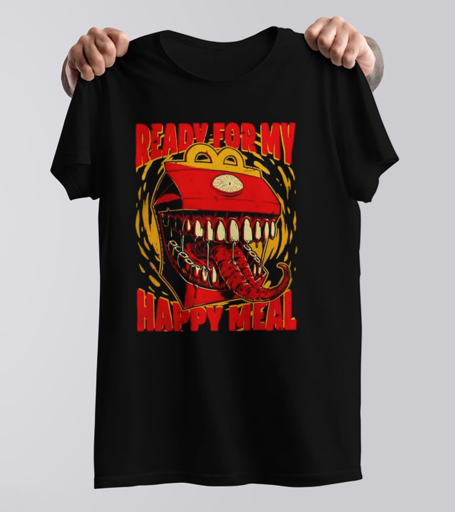 Ready For My Happy Meal Mimic Dungeons And Dragons T-Shirt