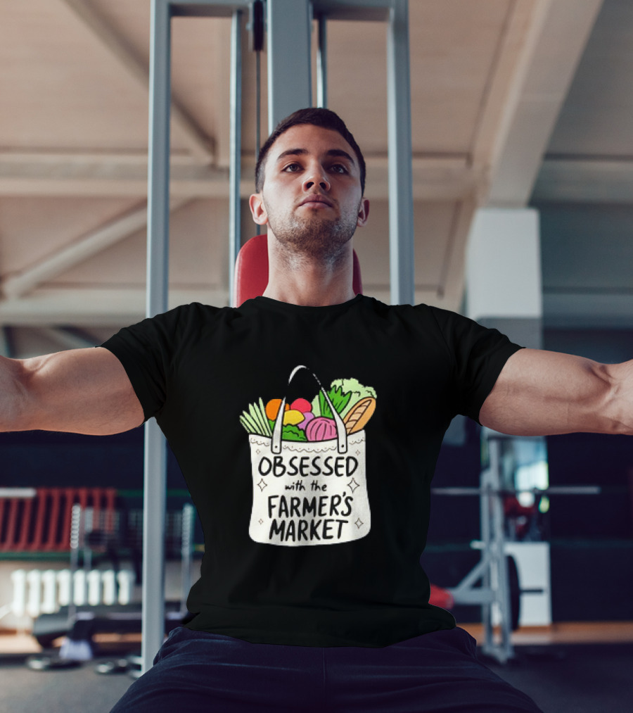 Obsessed With The Farmer’s Market Vegetables Tote Bag T-Shirt