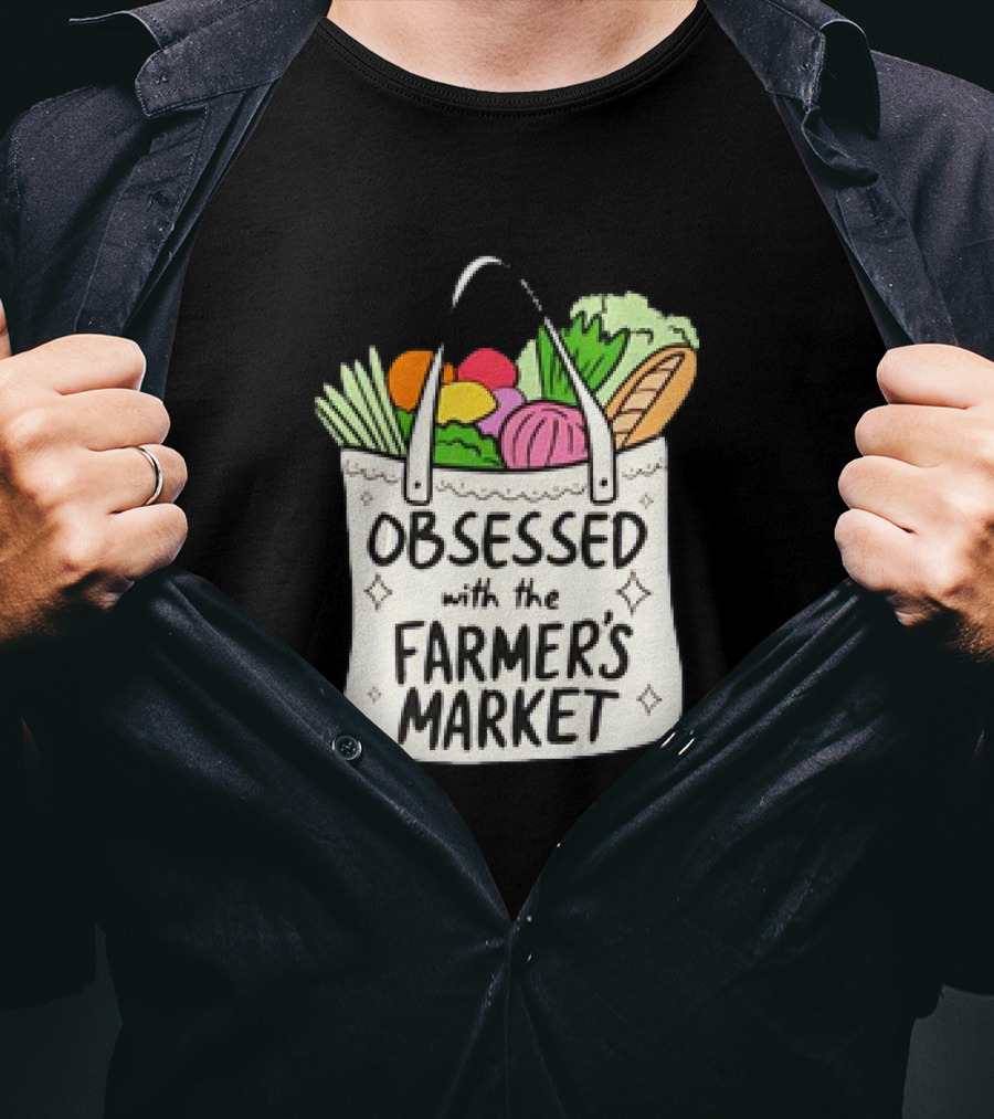 Obsessed With The Farmer’s Market Vegetables Tote Bag T-Shirt