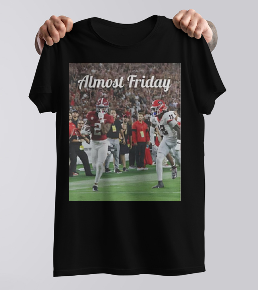 Almost Friday Ryan Williams Alabama Football Action T-Shirt