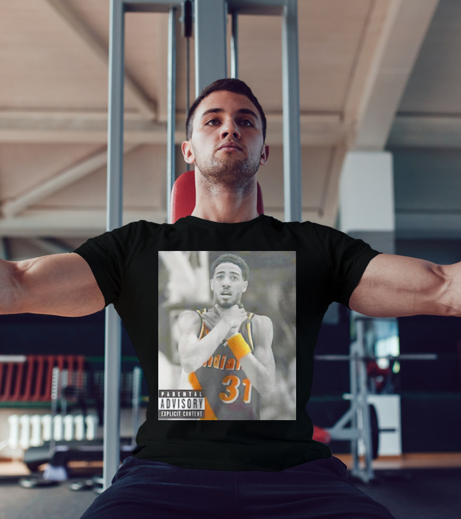Tyrese Haliburton X Reggie Miller Indiana Pacers Knicks Killers Parental Advisory 31 T-Shirt