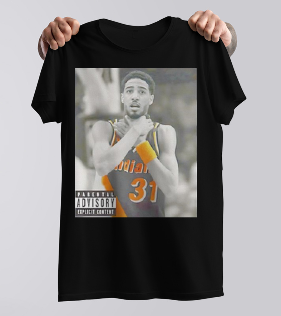 Tyrese Haliburton X Reggie Miller Indiana Pacers Knicks Killers Parental Advisory 31 T-Shirt