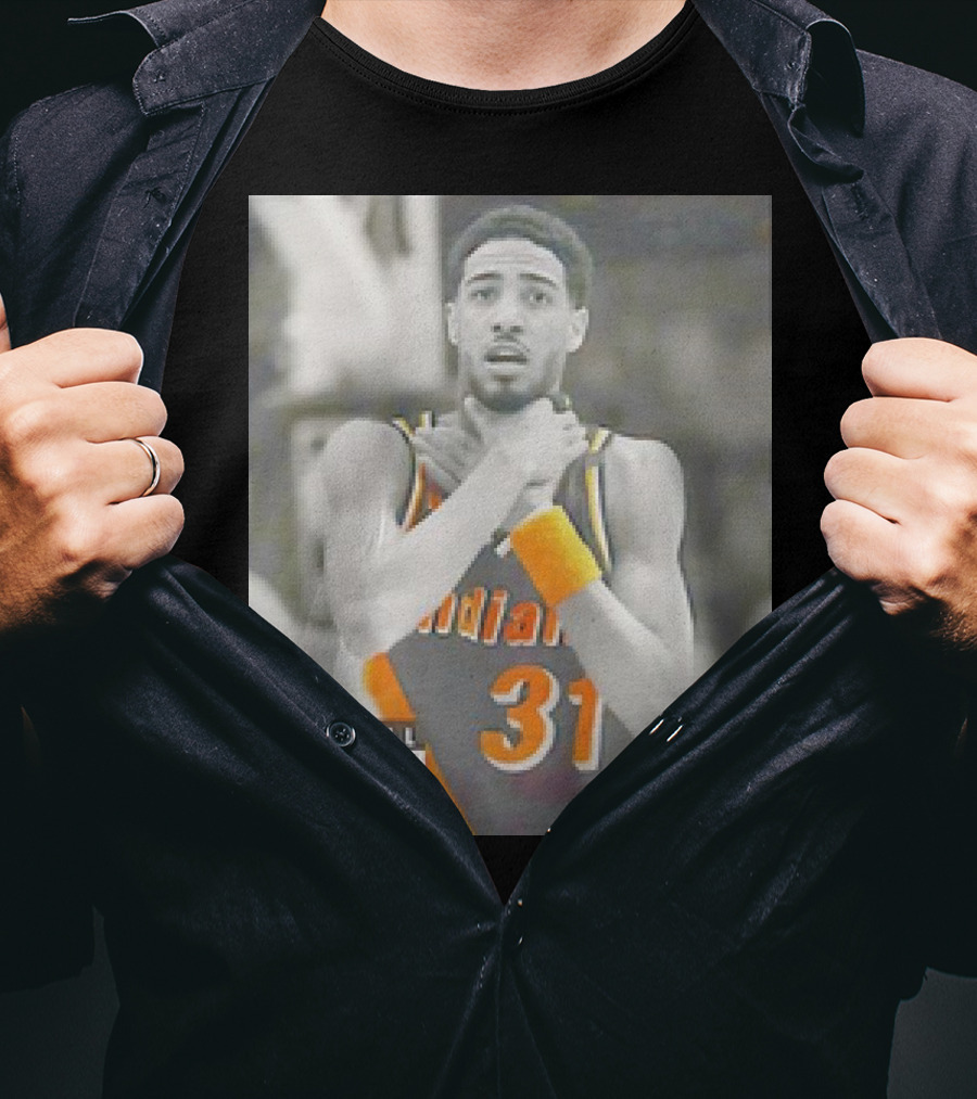 Tyrese Haliburton X Reggie Miller Indiana Pacers Knicks Killers Parental Advisory 31 T-Shirt