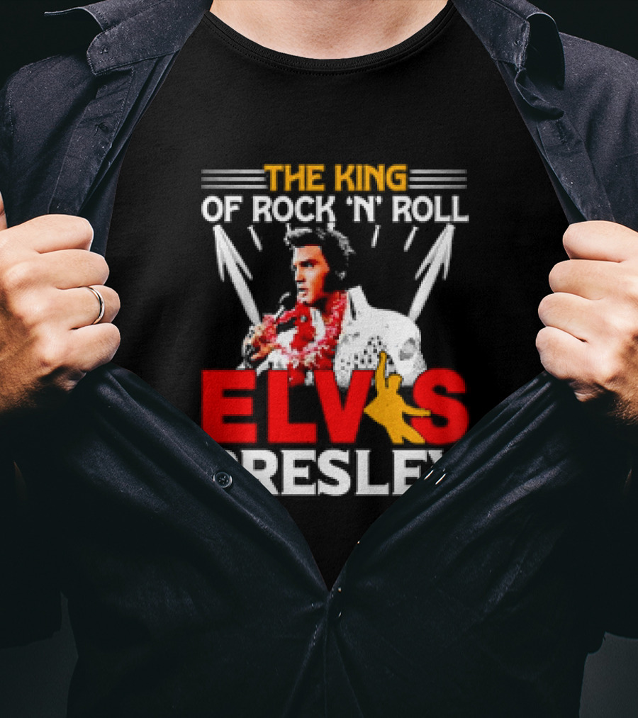 The King Of Rock 'N' Roll Elvis Presley Retro T-Shirt