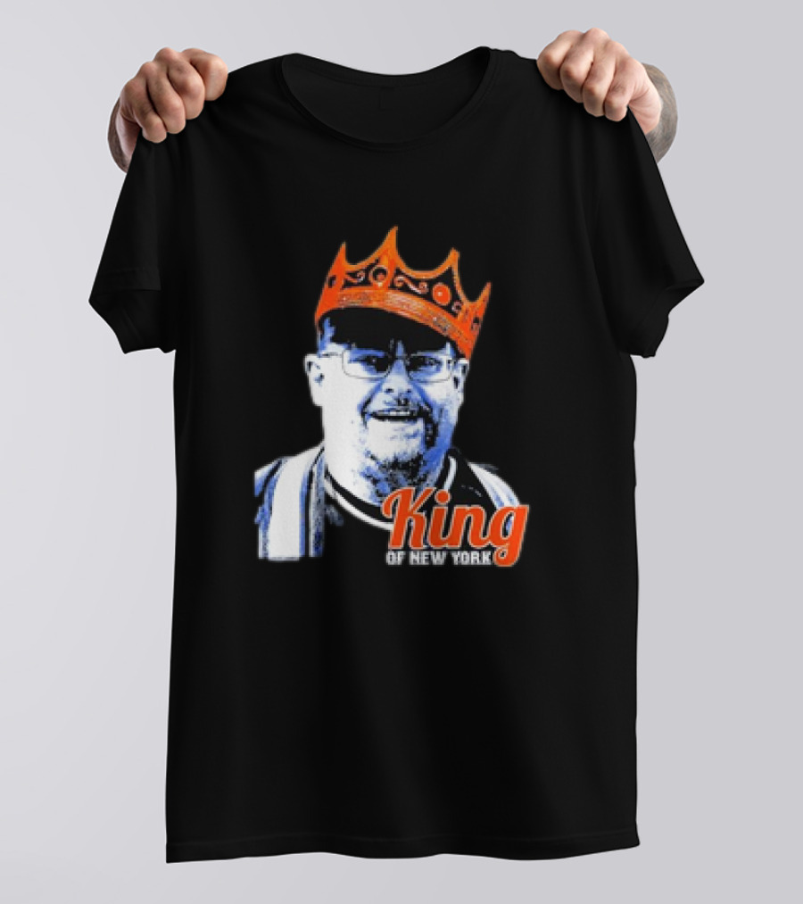 King Of New York Baseball Frank Fleming T-Shirt